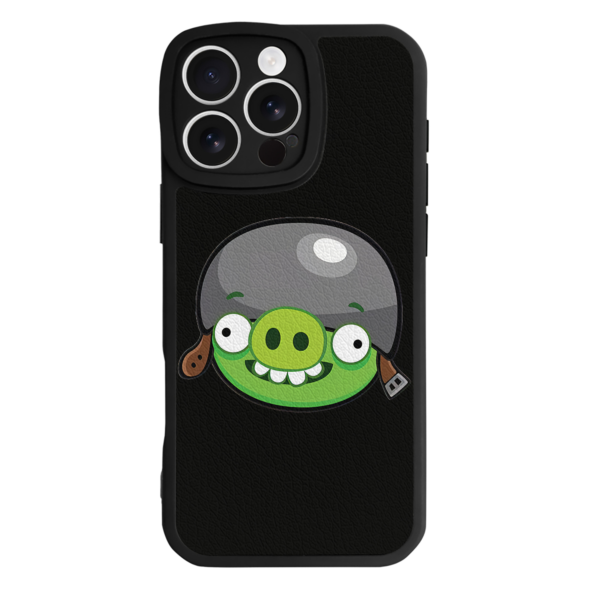 （画像用） Angry Birds アングリーバード 【iPhone 16シリーズ対応】シリコンスマホケース（レザー調） 材質：シリコン